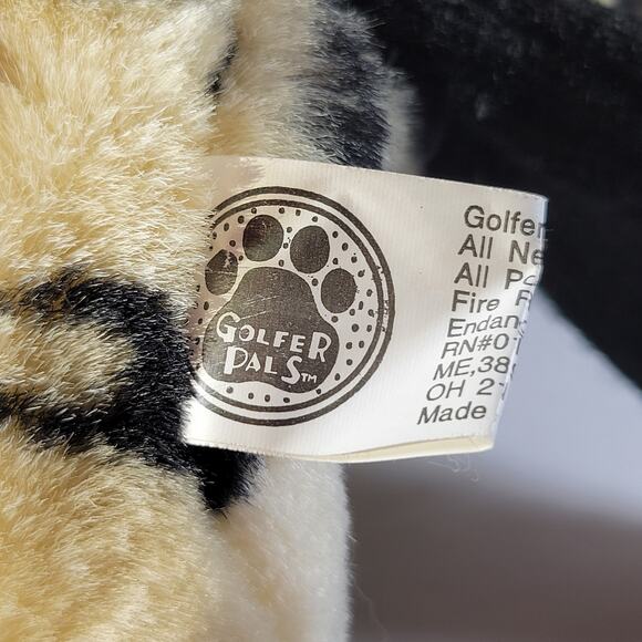 Golfer Pals Snow Leopard Plush Golf Club Cover Vintage - Picture 11 of 16
